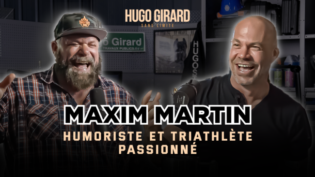 maxim Martin humoriste au podcast hugo sans limite