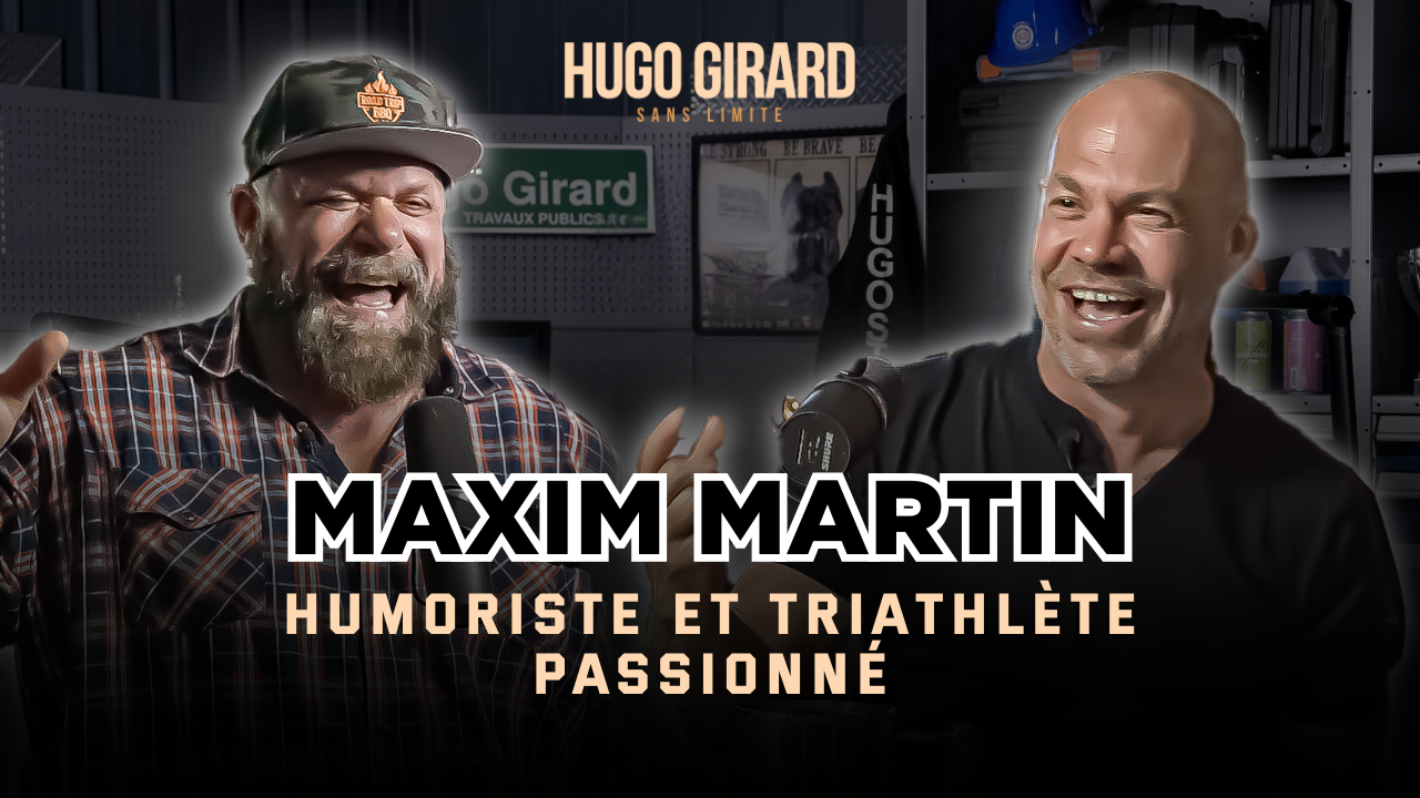 maxim Martin humoriste au podcast hugo sans limite