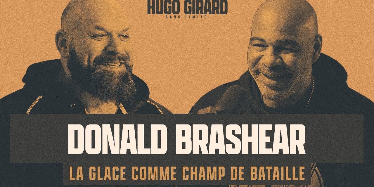 Donald Brashear et Hugo Girard