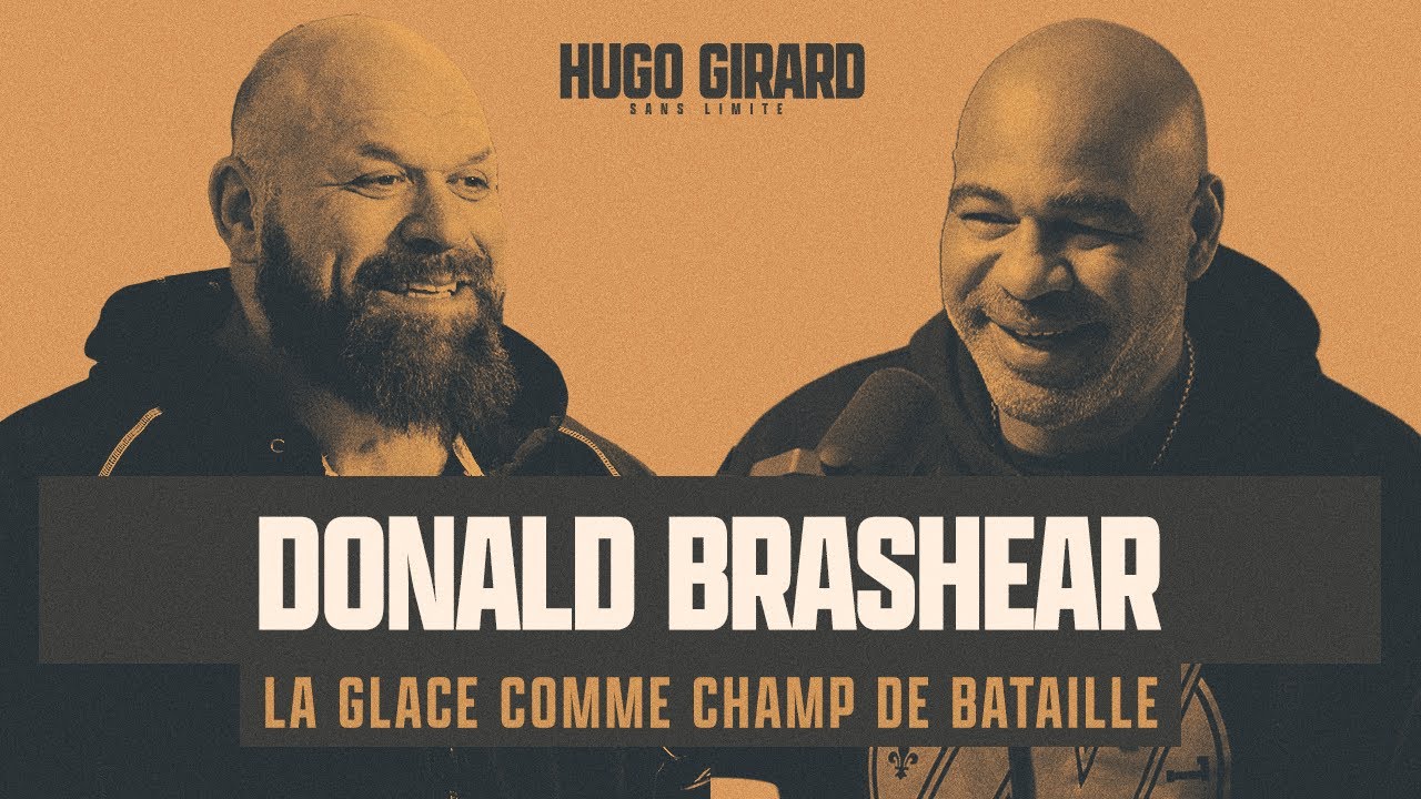 Donald Brashear et Hugo Girard
